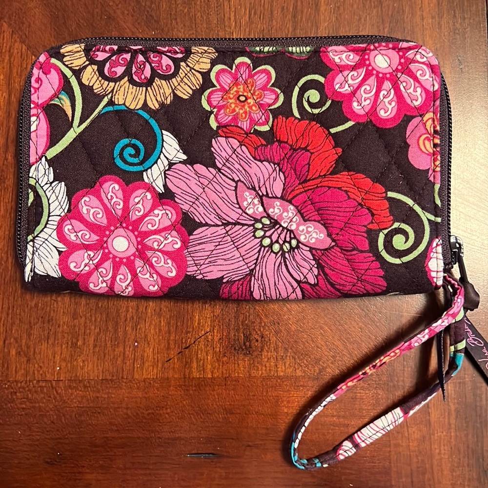 Vera Bradley Floral Wallet/Wristlet